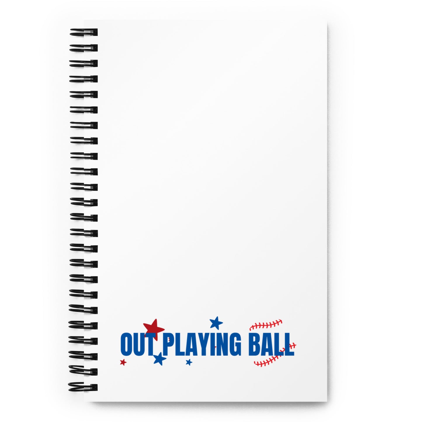 Baseball Spiral notebook