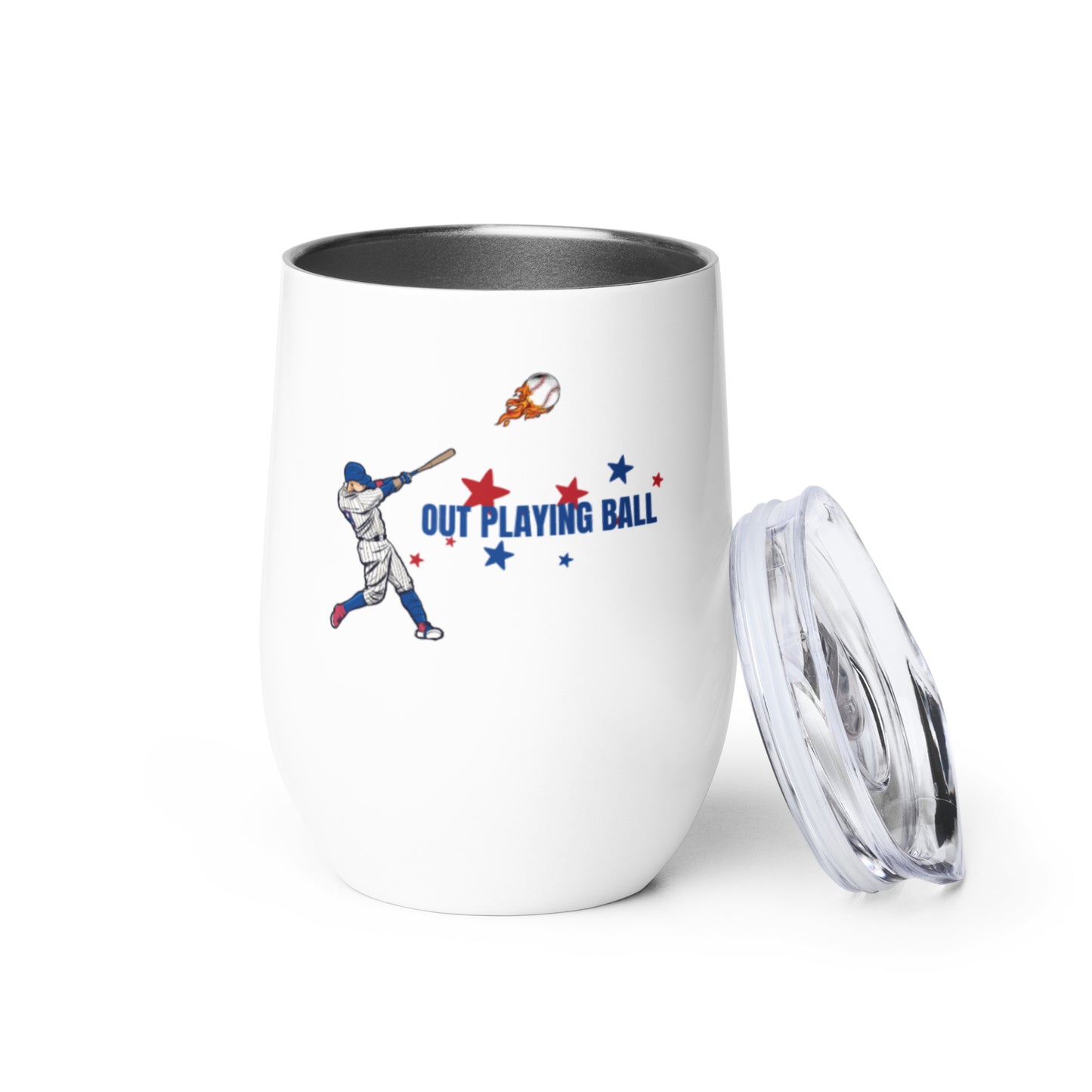 Wine tumbler, Baseball wine tumbler
