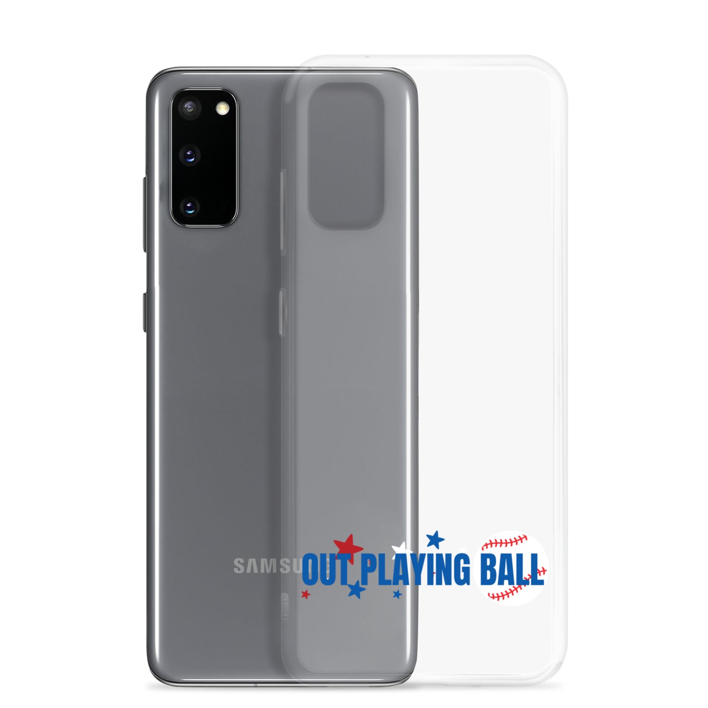 Baseball Clear Case for Samsung®