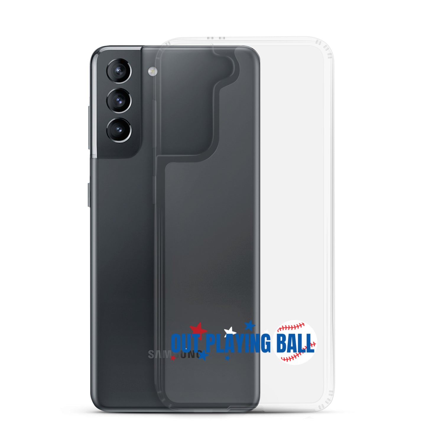 Baseball Clear Case for Samsung®