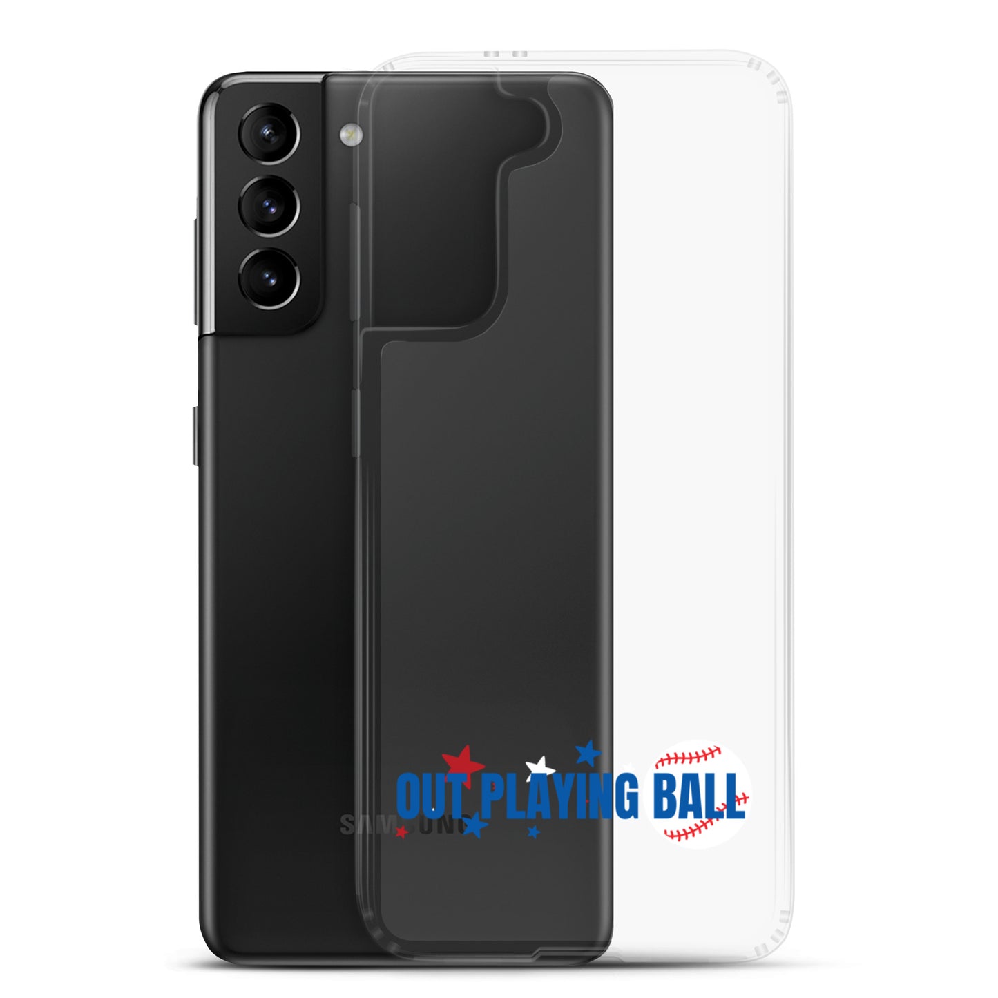 Baseball Clear Case for Samsung®