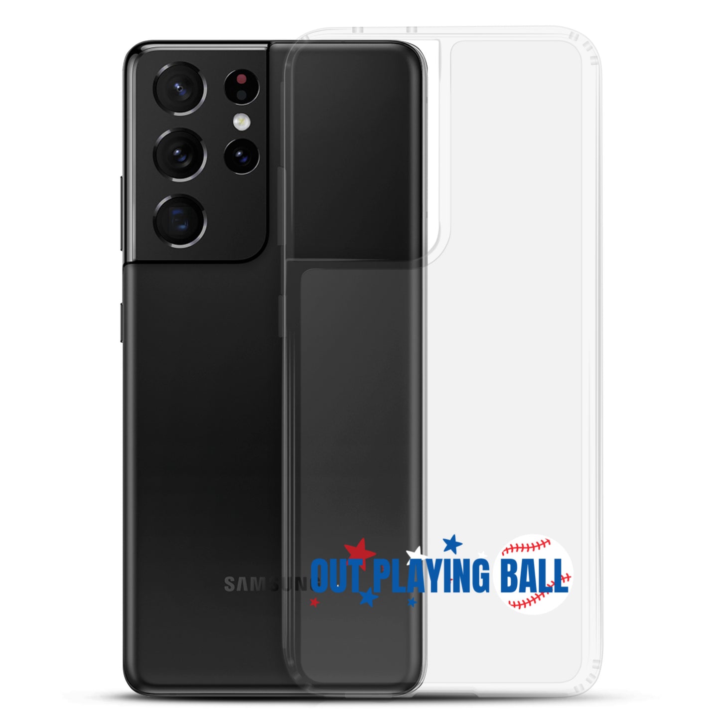 Baseball Clear Case for Samsung®