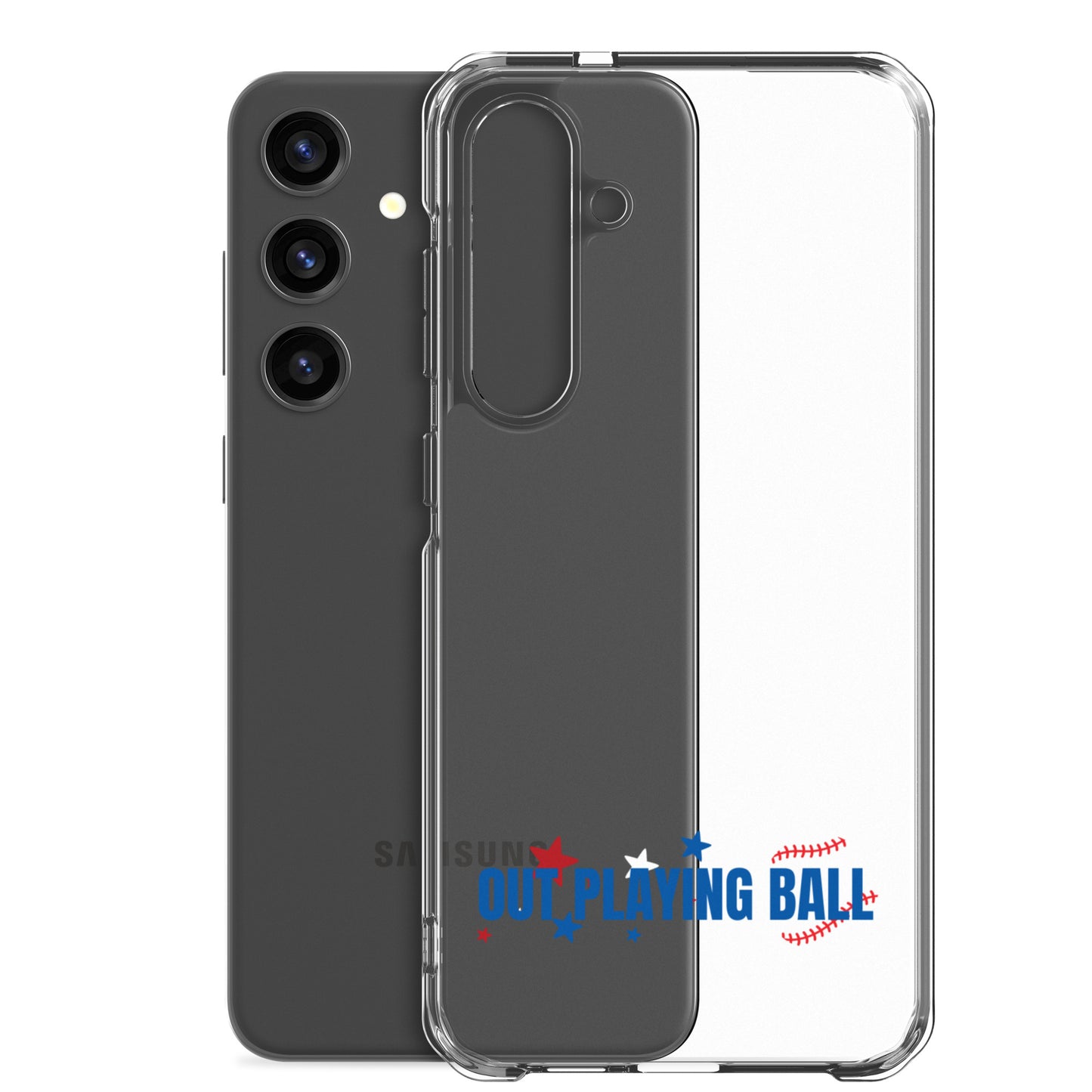 Baseball Clear Case for Samsung®