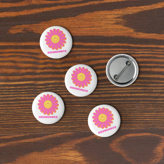 Abundance Set of pin buttons