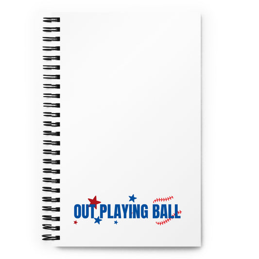 Baseball Spiral notebook