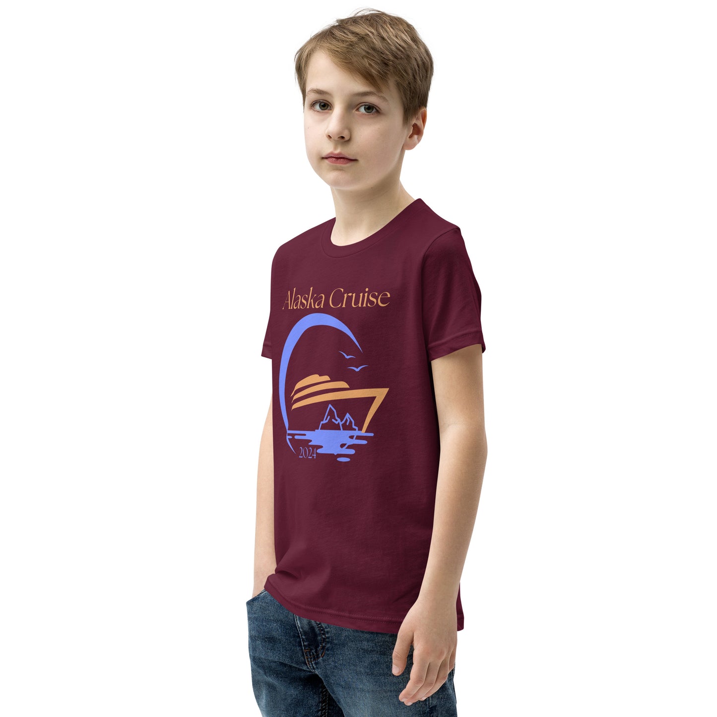 Youth Alaska Cruise 2024 Short Sleeve T-Shirt