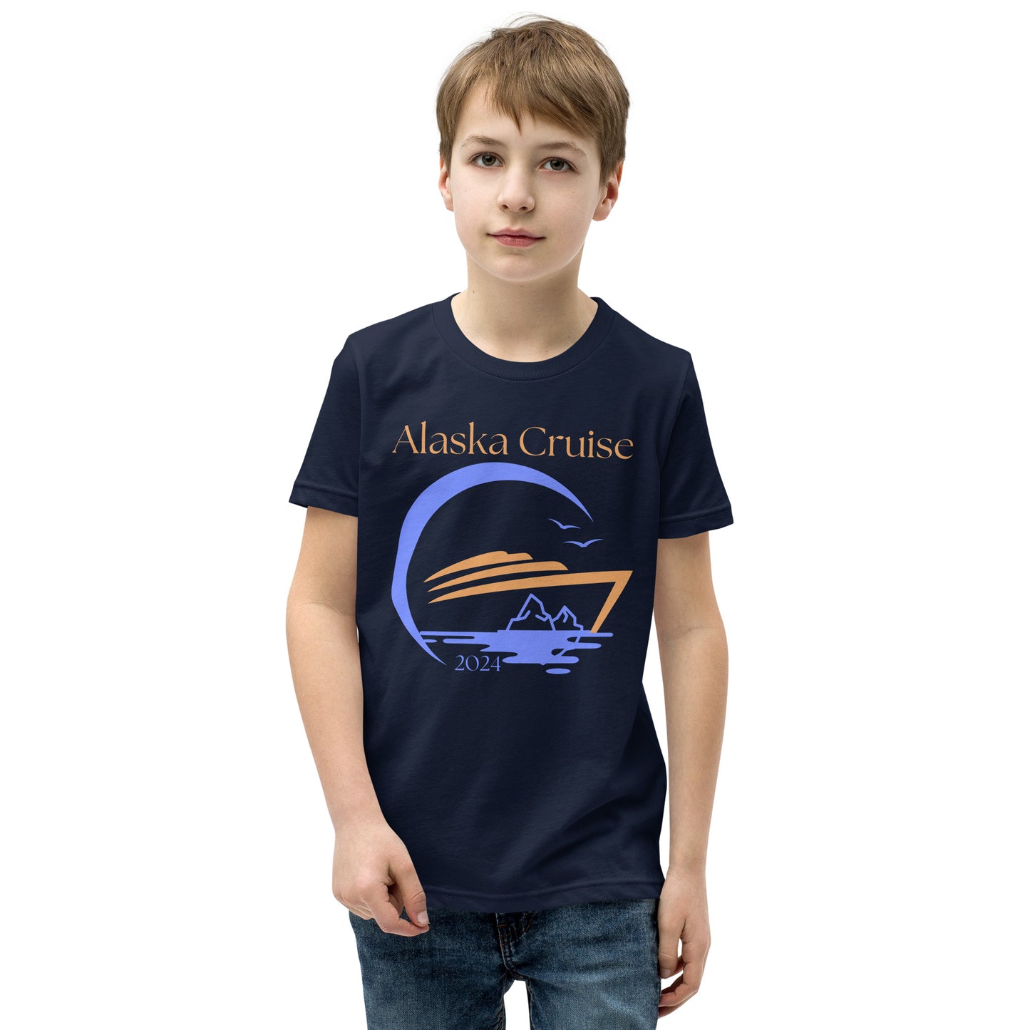 Youth Alaska Cruise 2024 Short Sleeve T-Shirt