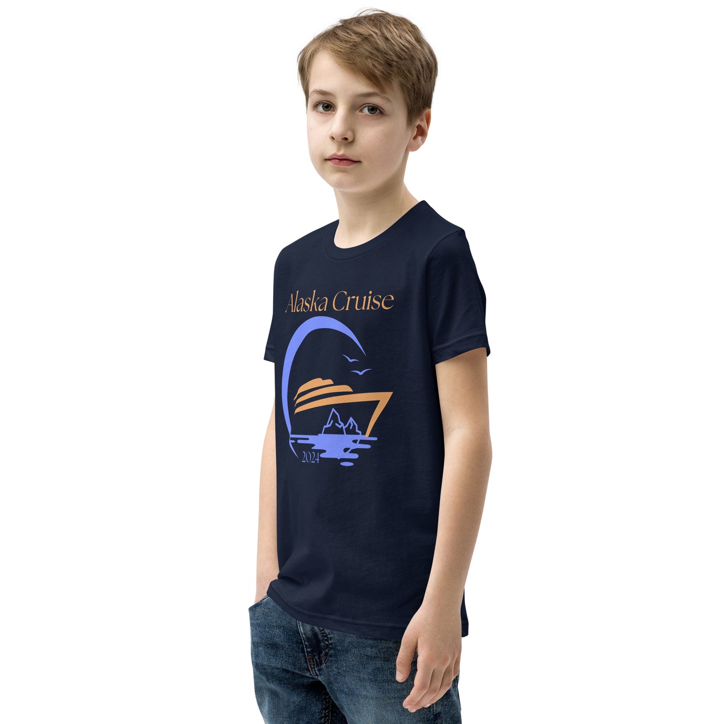 Youth Alaska Cruise 2024 Short Sleeve T-Shirt