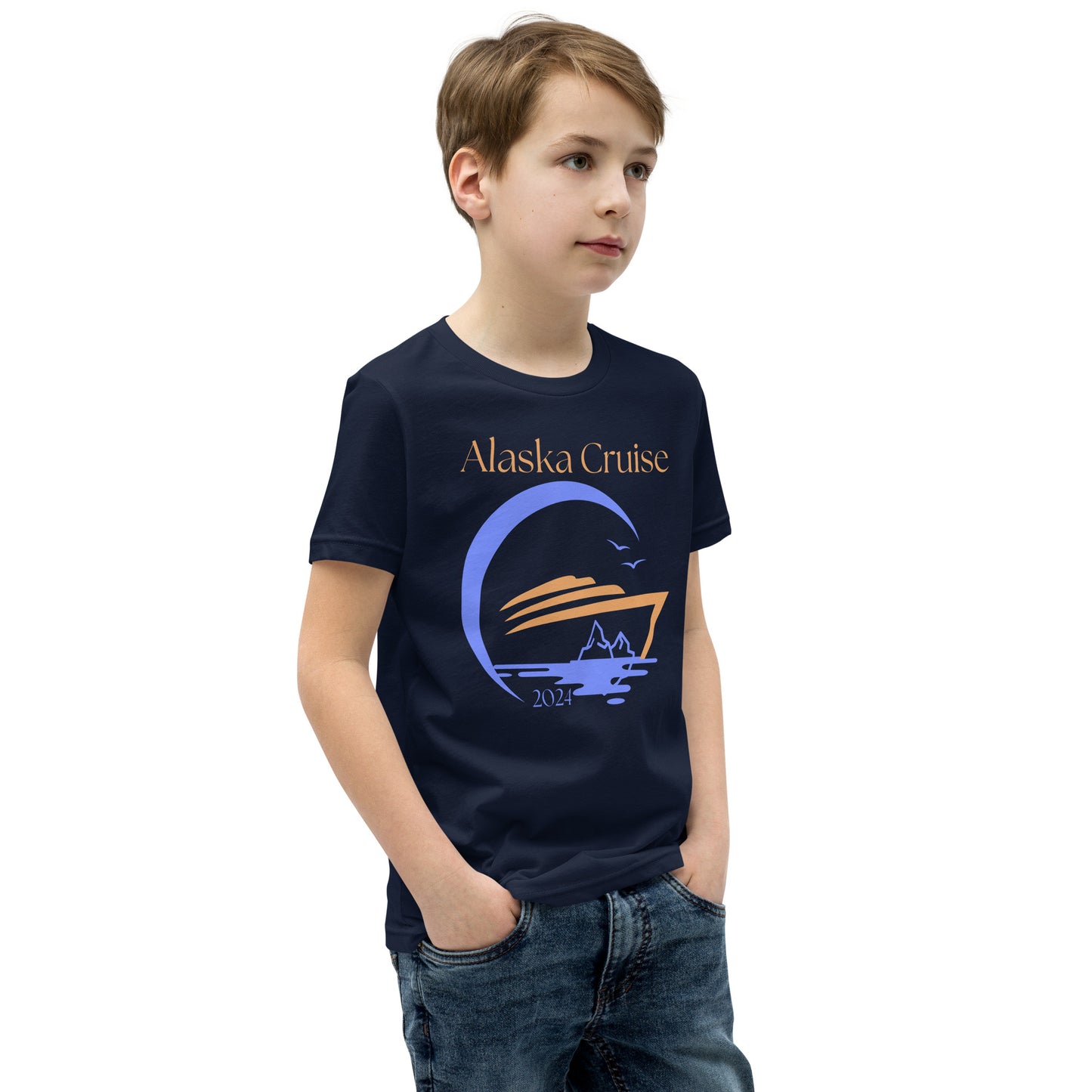 Youth Alaska Cruise 2024 Short Sleeve T-Shirt