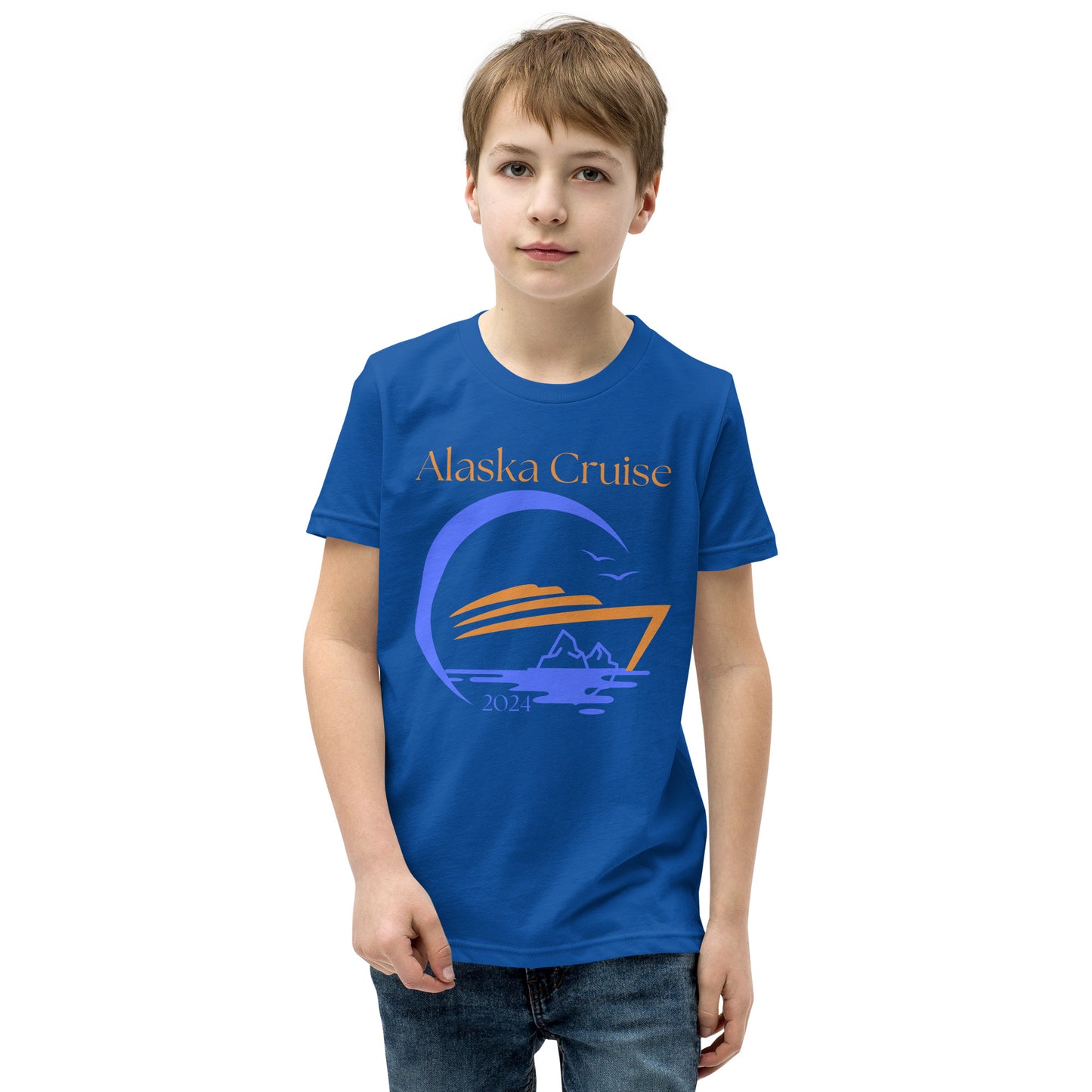 Youth Alaska Cruise 2024 Short Sleeve T-Shirt