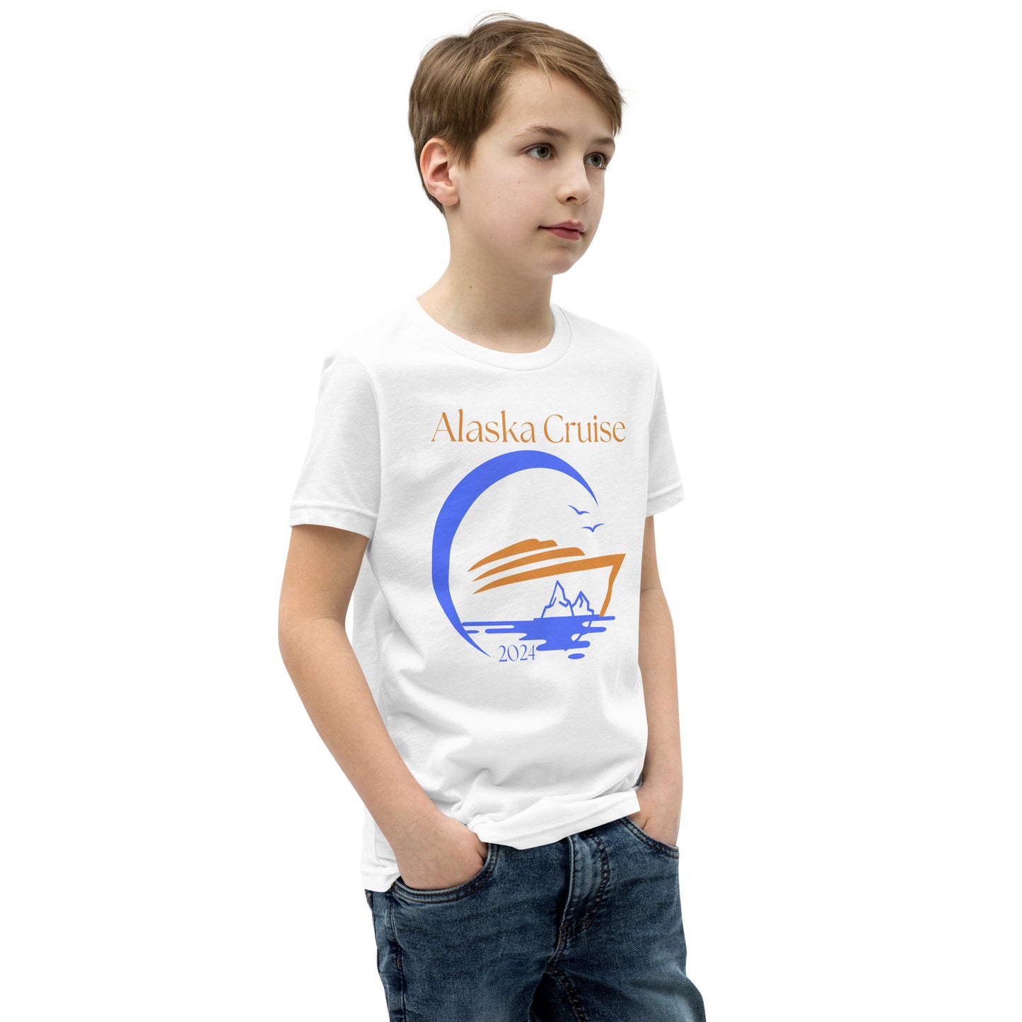 Youth Alaska Cruise 2024 Short Sleeve T-Shirt