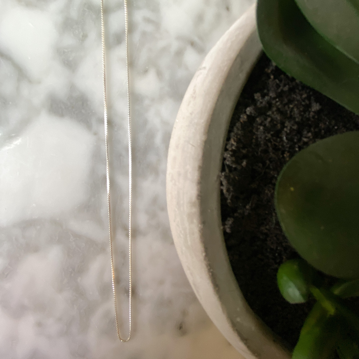 The Boxed Sterling Silver Necklace 16"